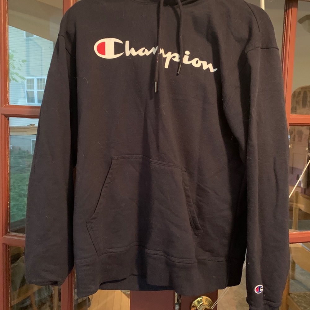 Vintage navy Champion hoodie